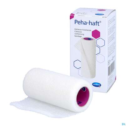 Sie sehen eine Packung Peha-haft Fixierbinde/latexfrei 4mx 10cm 1st, Produktbild: 06 Peha-haft Fixierbinde/latexfrei 4mx 10cm 1st, A-Nr.: 3328244 - 06