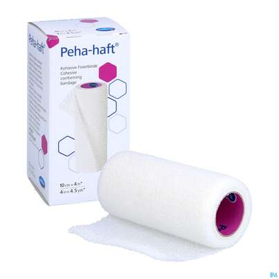 Sie sehen eine Packung Peha-haft Fixierbinde/latexfrei 4mx 10cm 1st, Produktbild: 07 Peha-haft Fixierbinde/latexfrei 4mx 10cm 1st, A-Nr.: 3328244 - 07