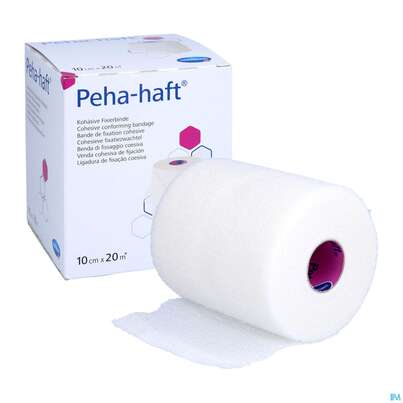 Sie sehen eine Packung Peha-haft Fixierbinde/latexfrei 20mx 10cm 1st, Produktbild: 07 Peha-haft Fixierbinde/latexfrei 20mx 10cm 1st, A-Nr.: 3328310 - 07
