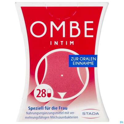 Sie sehen eine Packung Ombe Intim Kapseln Vegan 28st, Produktbild: 01 Ombe Intim Kapseln Vegan 28st, A-Nr.: 3329278 - 01