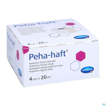 Sie sehen eine Packung Peha-haft Fixierbinde/latexfrei 20mx 4cm 1st, Produktbild: 05 Peha-haft Fixierbinde/latexfrei 20mx 4cm 1st, A-Nr.: 3328273 - 05