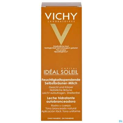 Sonnenprodukte Vichy Ideal Soleil Selbstbraeuner Milch Gesicht+koerper 100ml, A-Nr.: 2615585 - 01