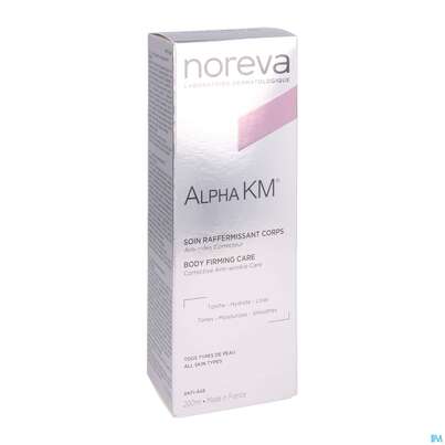 Sie sehen eine Packung Noreva Alphakm Körpermilch 200ml, Produktbild: 04 Noreva Alphakm Körpermilch 200ml, A-Nr.: 2633873 - 04
