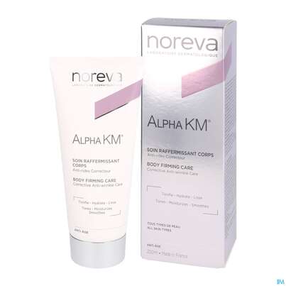 Sie sehen eine Packung Noreva Alphakm Körpermilch 200ml, Produktbild: 05 Noreva Alphakm Körpermilch 200ml, A-Nr.: 2633873 - 05