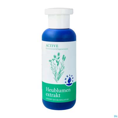 Sie sehen eine Packung Helfe Heublumenextrakt 200ml, Produktbild: 04 Helfe Heublumenextrakt 200ml, A-Nr.: 2641950 - 04