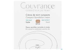 Avène Couvrance Kompakt Creme-make-up Mattierend Sand 10g, A-Nr.: 2594937 - 01
