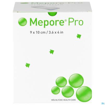 Sie sehen eine Packung Wundverband Mepore/pro Folienverband Steril 9x 10cm 40st, Produktbild: 01 Wundverband Mepore/pro Folienverband Steril 9x 10cm 40st, A-Nr.: 3080181 - 01