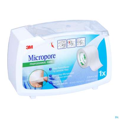 Sie sehen eine Packung Pflaster Micropore 25mm 1530np-1sd 1st, Produktbild: 03 Pflaster Micropore 25mm 1530np-1sd 1st, A-Nr.: 2602602 - 03