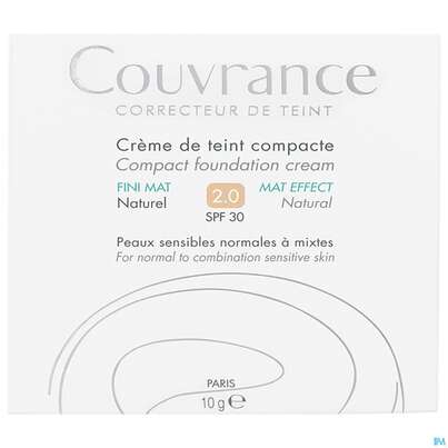 Avène Couvrance Kompakt Creme-make-up Mattierend Naturel 10g, A-Nr.: 2594943 - 01