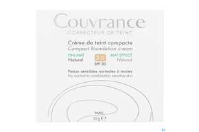 Avène Couvrance Kompakt Creme-make-up Mattierend Naturel 10g, A-Nr.: 2594943 - 01