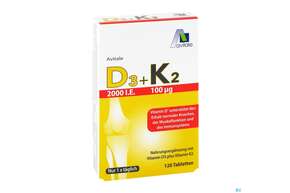 D3+k2 Tabl 2000ie +100ug 120st, A-Nr.: 5296100 - 01
