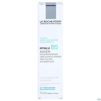 Sie sehen eine Packung La Roche Posay Augenpflege Hyalu B5 15ml, Produktbild: 01 La Roche Posay Augenpflege Hyalu B5 15ml, A-Nr.: 4933697 - 01