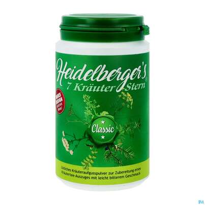 Sie sehen eine Packung Heidelbergers 7 Kraeuterstern 100g, Produktbild: 02 Heidelbergers 7 Kraeuterstern 100g, A-Nr.: 4901585 - 02