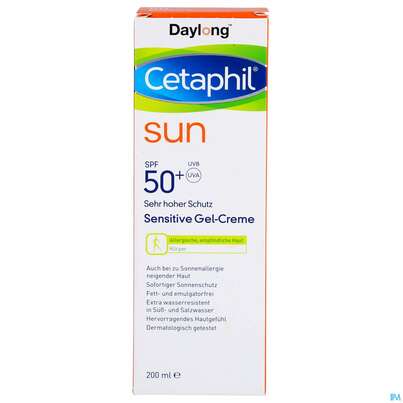 Sonnenprodukte Cetaphil Sun Daylong Sensitive/gel/creme Koerper Spf50+ 200ml, A-Nr.: 5129715 - 01