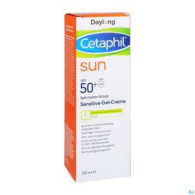 Sonnenprodukte Cetaphil Sun Daylong Sensitive/gel/creme Koerper Spf50+ 200ml, A-Nr.: 5129715 - 03