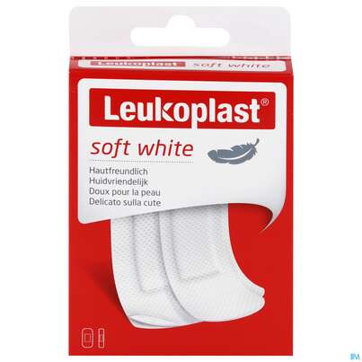 Sie sehen eine Packung Wundpflaster Leukoplast/soft Strips 2 Groessen 732180 20st, Produktbild: 01 Wundpflaster Leukoplast/soft Strips 2 Groessen 732180 20st, A-Nr.: 4369185 - 01