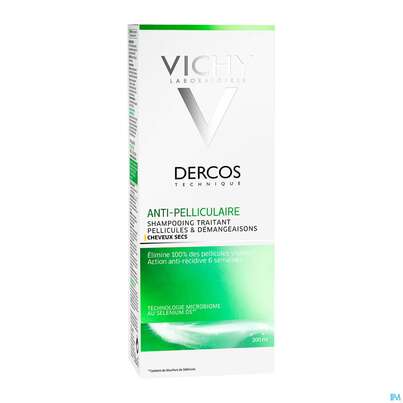 Sie sehen eine Packung Shampoon Vichy/dercos Anti-schuppen Pflege Trockenes Haar Neu 200ml, Produktbild: 03 Shampoon Vichy/dercos Anti-schuppen Pflege Trockenes Haar Neu 200ml, A-Nr.: 4357414 - 03