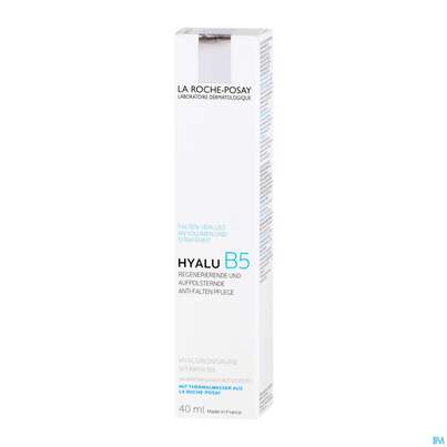 Sie sehen eine Packung La Roche Posay Gesichtspflege Hyalu B5 Pflege 40ml, Produktbild: 02 La Roche Posay Gesichtspflege Hyalu B5 Pflege 40ml, A-Nr.: 4782100 - 02