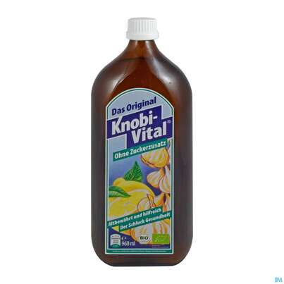 Sie sehen eine Packung Knobivital O.zuckerzusatz 960ml, Produktbild: 01 Knobivital O.zuckerzusatz 960ml, A-Nr.: 3795773 - 01