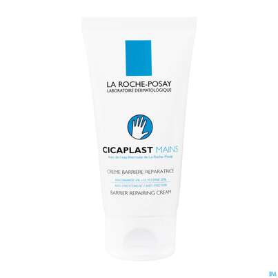 Sie sehen eine Packung La Roche Posay Cicaplast/mains Hautbarriere Handcreme 50ml, Produktbild: 06 La Roche Posay Cicaplast/mains Hautbarriere Handcreme 50ml, A-Nr.: 4271606 - 06