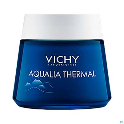 Sie sehen eine Packung Vichy Aqualia Thermal Feuchtigkeitspflege Nacht Spa 75ml, Produktbild: 06 Vichy Aqualia Thermal Feuchtigkeitspflege Nacht Spa 75ml, A-Nr.: 4103731 - 06