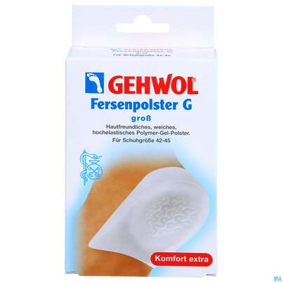 Sie sehen eine Packung Fersenpolster Gehwol G Gross Gr.42-45 Nr 64184 2st, Produktbild: 01 Fersenpolster Gehwol G Gross Gr.42-45 Nr 64184 2st, A-Nr.: 4257859 - 01