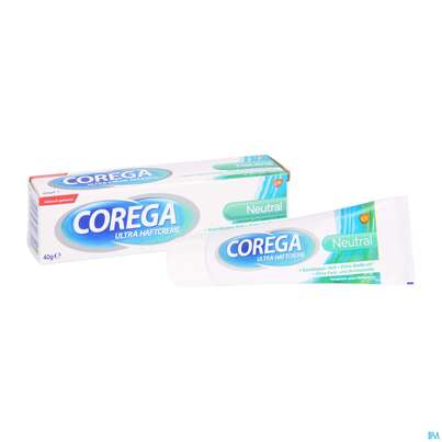 Sie sehen eine Packung Corega Ultra Haftcreme Halt +kruemelschutz 40g, Produktbild: 04 Corega Ultra Haftcreme Halt +kruemelschutz 40g, A-Nr.: 3747857 - 04