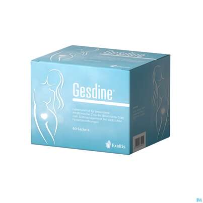Sie sehen eine Packung Gesdine Inositol +folsaeure 60st, Produktbild: 01 Gesdine Inositol +folsaeure 60st, A-Nr.: 4234031 - 01