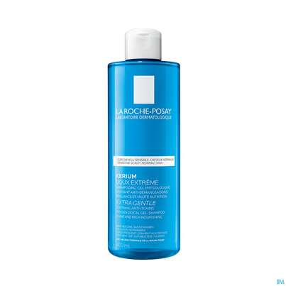 Sie sehen eine Packung Shampoon La Roche Posay Kerium Extrem Mild 400ml, Produktbild: 01 Shampoon La Roche Posay Kerium Extrem Mild 400ml, A-Nr.: 4195472 - 01