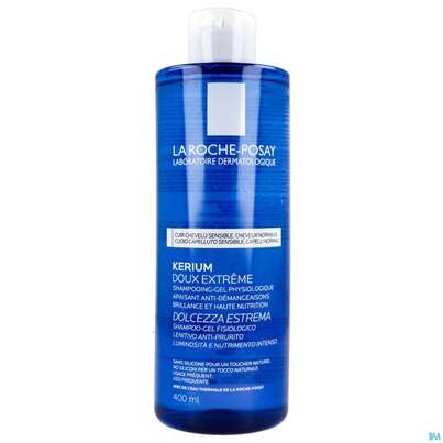 Sie sehen eine Packung Shampoon La Roche Posay Kerium Extrem Mild 400ml, Produktbild: 02 Shampoon La Roche Posay Kerium Extrem Mild 400ml, A-Nr.: 4195472 - 02