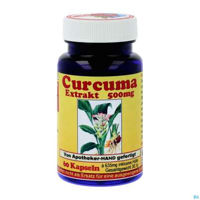 Curcuma Kapseln 500mg Extrakt 60st, A-Nr.: 4171773 - 02