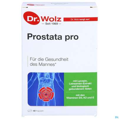 Prostata Kapseln Pro -dr.wolz Nr.60651 40st, A-Nr.: 4151368 - 01