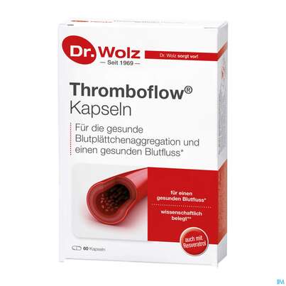 Dr.wolz Thromboflow Kapseln 60654 60st, A-Nr.: 4164827 - 02