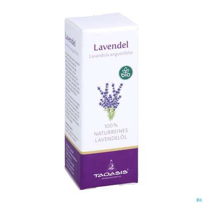 Sie sehen eine Packung Taoasis Lavendelöl Fein, Bulgarien Bio 10ml, Produktbild: 02 Taoasis Lavendelöl Fein, Bulgarien Bio 10ml, A-Nr.: 3496510 - 02