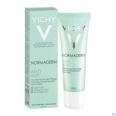 Sie sehen eine Packung Vichy Normaderm Anti-age 50ml, Produktbild: 06 Vichy Normaderm Anti-age 50ml, A-Nr.: 3855860 - 06