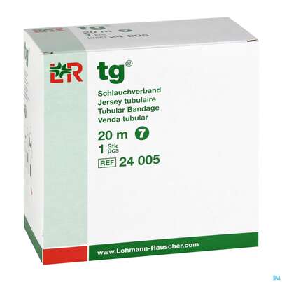 Sie sehen eine Packung Schlauchverband Tg Gr 7 7cm Arm Gr, Bein Kinderkopf 20m, Produktbild: 02 Schlauchverband Tg Gr 7 7cm Arm Gr, Bein Kinderkopf 20m, A-Nr.: 1243880 - 02