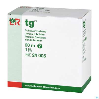 Sie sehen eine Packung Schlauchverband Tg Gr 7 7cm Arm Gr, Bein Kinderkopf 20m, Produktbild: 03 Schlauchverband Tg Gr 7 7cm Arm Gr, Bein Kinderkopf 20m, A-Nr.: 1243880 - 03