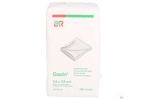 Mullkompressen Gazin Baumw.17faedig Unsteril 8fach 7,5x 7,5cm 100st, A-Nr.: 2386908 - 01