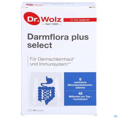 Darmflora Plus Dr.wolz Select Kapseln Nr 60586 40st, A-Nr.: 3839298 - 01