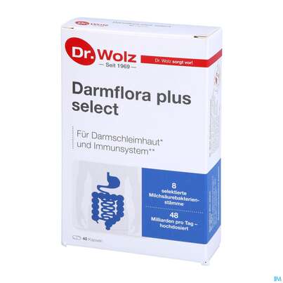 Darmflora Plus Dr.wolz Select Kapseln Nr 60586 40st, A-Nr.: 3839298 - 02