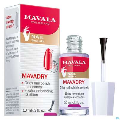 Sie sehen eine Packung Mavala Mavadry-fluessig 10ml, Produktbild: 03 Mavala Mavadry-fluessig 10ml, A-Nr.: 3054516 - 03
