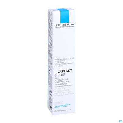Sie sehen eine Packung La Roche Posay Wundpflegecreme Cicaplast Gel B5 Narbenpflege Neu 40ml, Produktbild: 03 La Roche Posay Wundpflegecreme Cicaplast Gel B5 Narbenpflege Neu 40ml, A-Nr.: 3039333 - 03