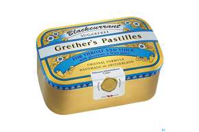 Grether&amp;#039;s Pastilles Blackcurrant Zuckerfrei 440g, A-Nr.: 1747215 - 01