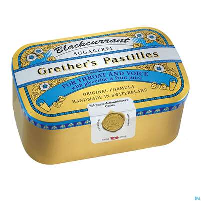 Grether's Pastilles Blackcurrant Zuckerfrei 440g, A-Nr.: 1747215 - 02
