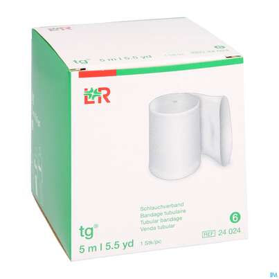 Sie sehen eine Packung Schlauchverband Tg Gr 6 6,5cm Arm,bein Mittel 5m, Produktbild: 03 Schlauchverband Tg Gr 6 6,5cm Arm,bein Mittel 5m, A-Nr.: 2364798 - 03