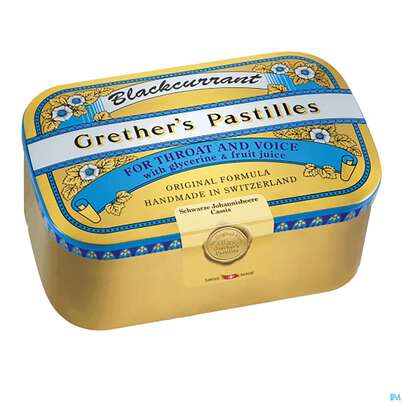 Grether's Pastilles Blackcurrant Zuckerhaltig 440g, A-Nr.: 1549739 - 02