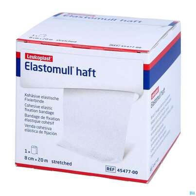 Sie sehen eine Packung Elastische Binden Elastomull/haft 20mx 8cm (ap) Nr 4547700 1st, Produktbild: 02 Elastische Binden Elastomull/haft 20mx 8cm (ap) Nr 4547700 1st, A-Nr.: 0787388 - 02