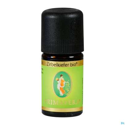 Sie sehen eine Packung Aetherische Oele Primavera Zirbelkiefer Bio 5ml, Produktbild: 02 Aetherische Oele Primavera Zirbelkiefer Bio 5ml, A-Nr.: 2305436 - 02