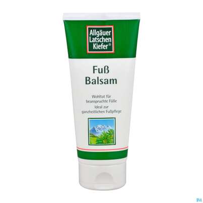 Sie sehen eine Packung Allgäuer Latschenkiefer Fuß Balsam 200ml, Produktbild: 03 Allgäuer Latschenkiefer Fuß Balsam 200ml, A-Nr.: 1436515 - 03