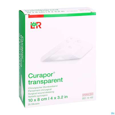 Wundverband Curapor Steril Transparent 10x 8cm 25st, A-Nr.: 2850234 - 05